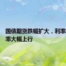 国债期货跌幅扩大,利率债收益率大幅上行