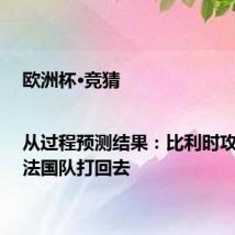 欧洲杯·竞猜|从过程预测结果:比利时攻出来,法国队打回去