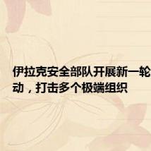 伊拉克安全部队开展新一轮反恐行动,打击多个极端组织