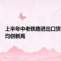 上半年中老铁路进出口货物量值均创新高