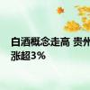 白酒概念走高 贵州茅台涨超3%