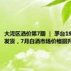 大湾区酒价第7期 ｜ 茅台1935暂停发货，7月白酒市场价格回升