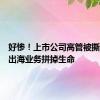 好惨！上市公司高管被撕票，为出海业务拼掉生命