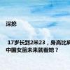 深挖 | 17岁长到2米23，身高比肩姚明，中国女篮未来就看她？