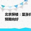 北京探楼：量涨价稳，预期向好