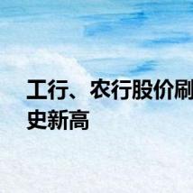 工行、农行股价刷新历史新高
