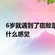 6岁就遇到了宿敌是一种什么感觉