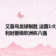 又靠乌龙球制胜 法国1:0力克比利时晋级欧洲杯八强