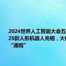 2024世界人工智能大会五大看点:25款人形机器人亮相,大模型继续“涌现”