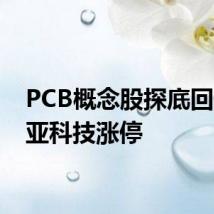PCB概念股探底回升 骏亚科技涨停