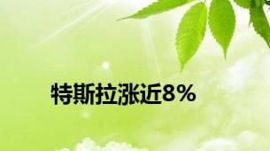 特斯拉涨近8%