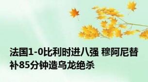 法国1-0比利时进八强 穆阿尼替补85分钟造乌龙绝杀