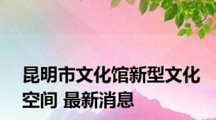 昆明市文化馆新型文化空间 最新消息
