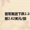 盟军集团下跌2.24%，报2.62美元/股