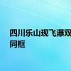 四川乐山现飞瀑双彩虹同框