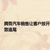腾势汽车销售让客户放开方向盘致追尾