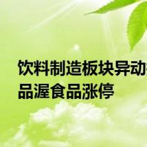 饮料制造板块异动拉升 品渥食品涨停