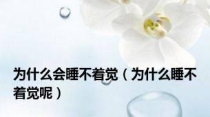 为什么会睡不着觉（为什么睡不着觉呢）
