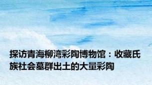 探访青海柳湾彩陶博物馆：收藏氏族社会墓群出土的大量彩陶