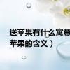 送苹果有什么寓意（送苹果的含义）