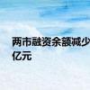 两市融资余额减少9.76亿元