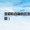 雪貂和白鼬的区别（雪貂）