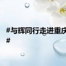 #与辉同行走进重庆奉节#
