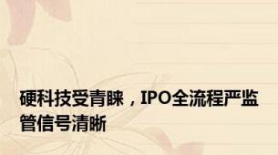 硬科技受青睐，IPO全流程严监管信号清晰