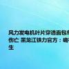 风力发电机叶片穿透面包车致人员伤亡 黑龙江铁力官方：确有事故发生