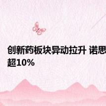 创新药板块异动拉升 诺思格等涨超10%