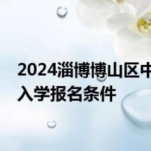 2024淄博博山区中小学入学报名条件