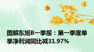 图解东旭B一季报：第一季度单季净利润同比减31.97%