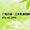 广电计量：上半年净利预增24.66%–41.29%