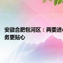 安徽合肥包河区:两委进小区 服务更贴心