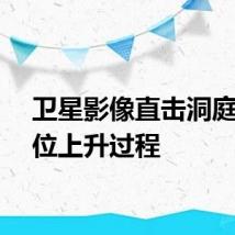 卫星影像直击洞庭湖水位上升过程