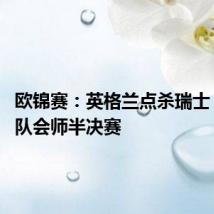 欧锦赛:英格兰点杀瑞士 与荷兰队会师半决赛