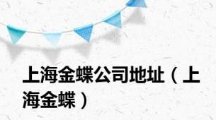 上海金蝶公司地址（上海金蝶）