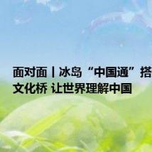 面对面丨冰岛“中国通”搭起一座文化桥 让世界理解中国