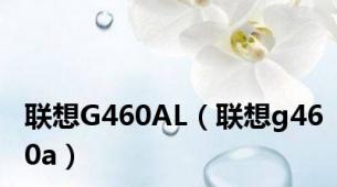 联想G460AL（联想g460a）