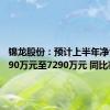 锦龙股份：预计上半年净亏损3790万元至7290万元 同比减亏