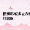 团洲垸2亿多立方米的水往哪排
