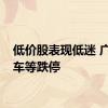 低价股表现低迷 广汇汽车等跌停