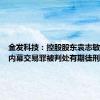 金发科技：控股股东袁志敏因涉嫌内幕交易罪被判处有期徒刑三年