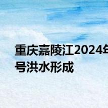 重庆嘉陵江2024年第1号洪水形成
