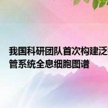 我国科研团队首次构建泛癌种脉管系统全息细胞图谱