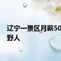 辽宁一景区月薪5000招野人