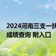 2024河南三支一扶笔试成绩查询 附入口