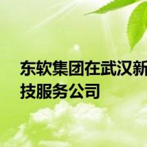 东软集团在武汉新设科技服务公司