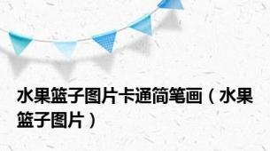 水果篮子图片卡通简笔画（水果篮子图片）