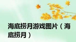 海底捞月游戏图片（海底捞月）